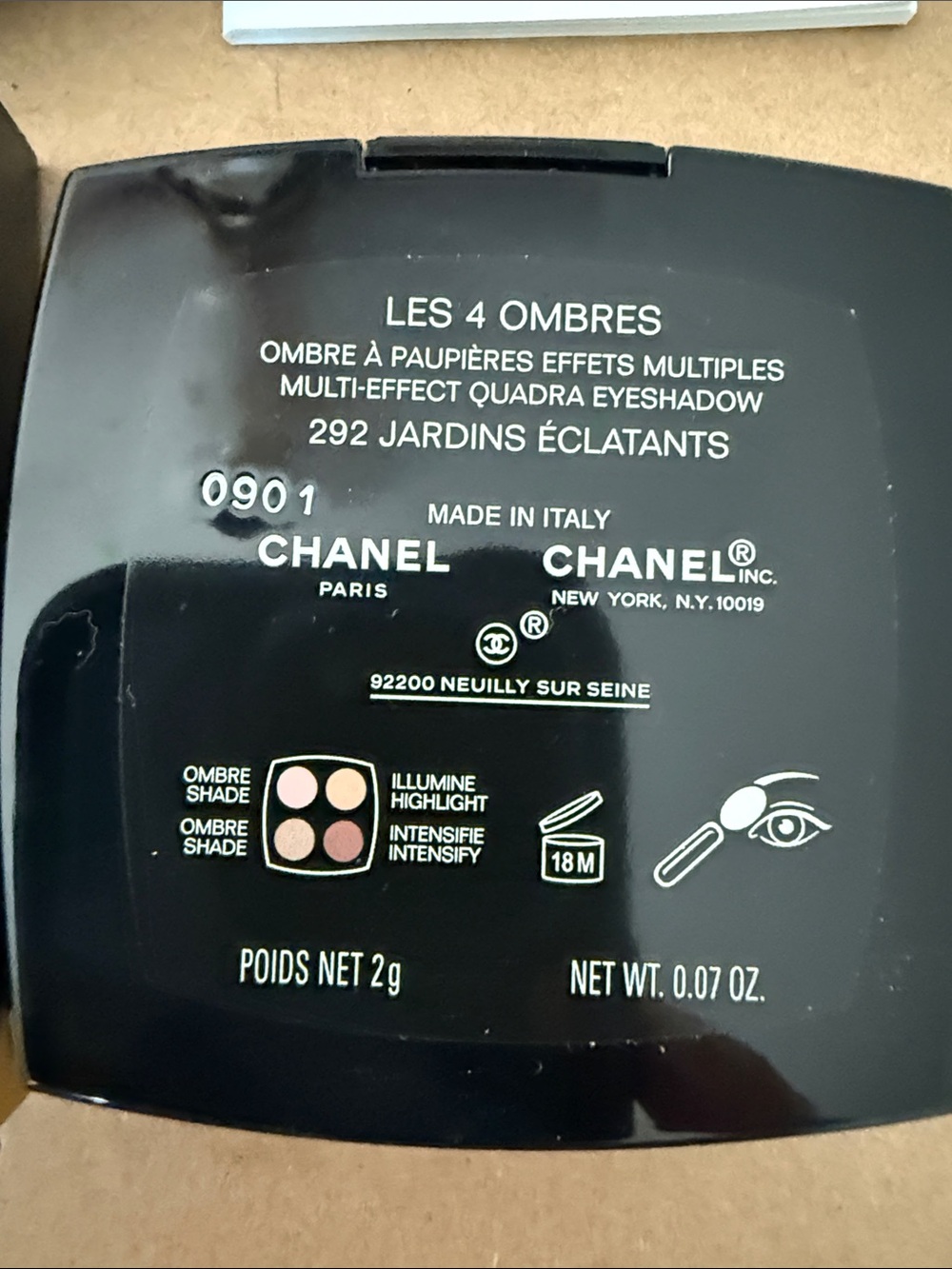 CHANEL Les 4 Ombres Quadra Eyeshadow/292 Jardins Eclatants - Picture 2 of 5